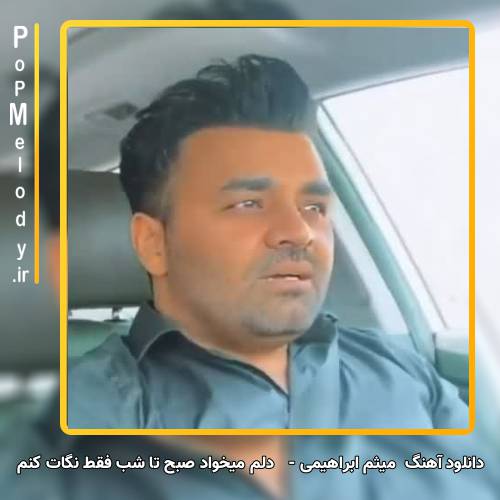 دانلود آهنگ میثم ابراهیمی دلم میخواد صبح تا شب فقط نگات کنم