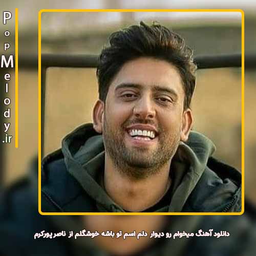 دانلود آهنگ ناصر پورکرم میخوام رو دیوار دلم اسم تو باشه خوشگلم