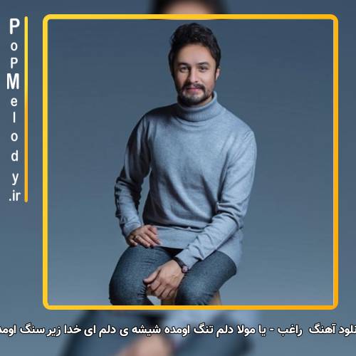 دانلود آهنگ راغب یا مولا دلم تنگ اومده شیشه ی دلم ای خدا زیر سنگ اومده